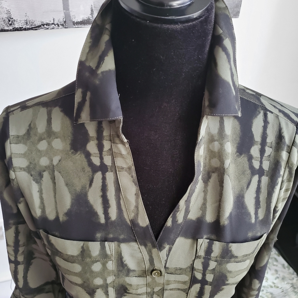 NWOT Express Olive Blouse